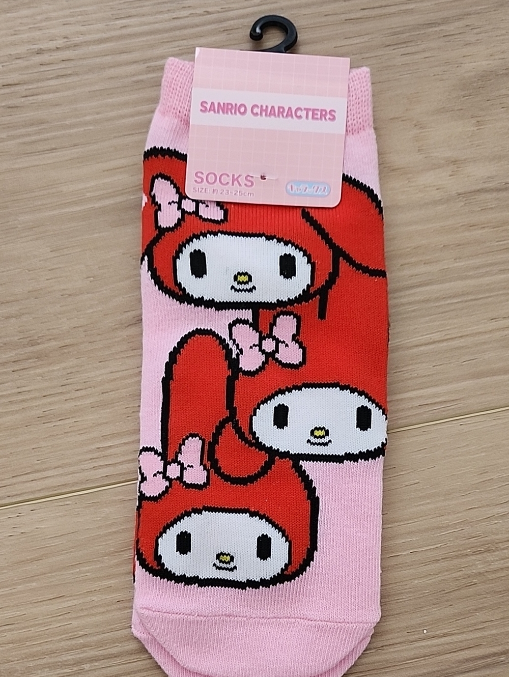 My Melody Pink & Red Kids Socks